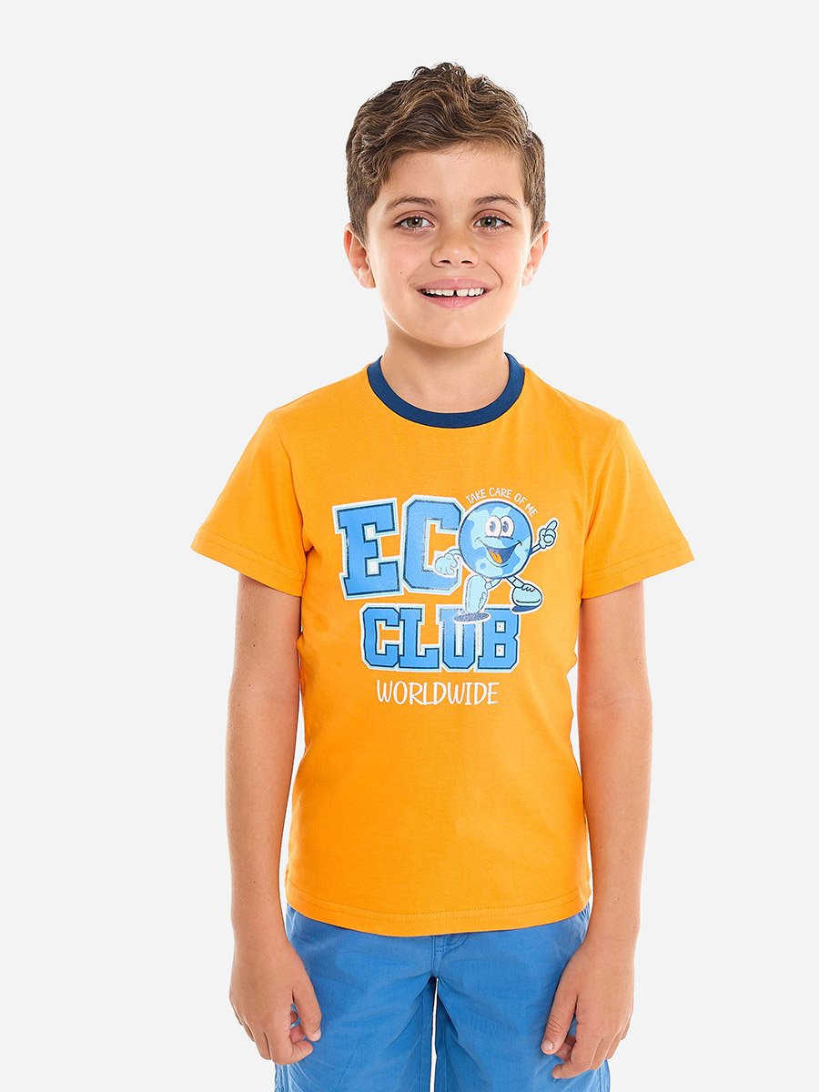 Boys Front Graphic T-Shirt and Shorts Set