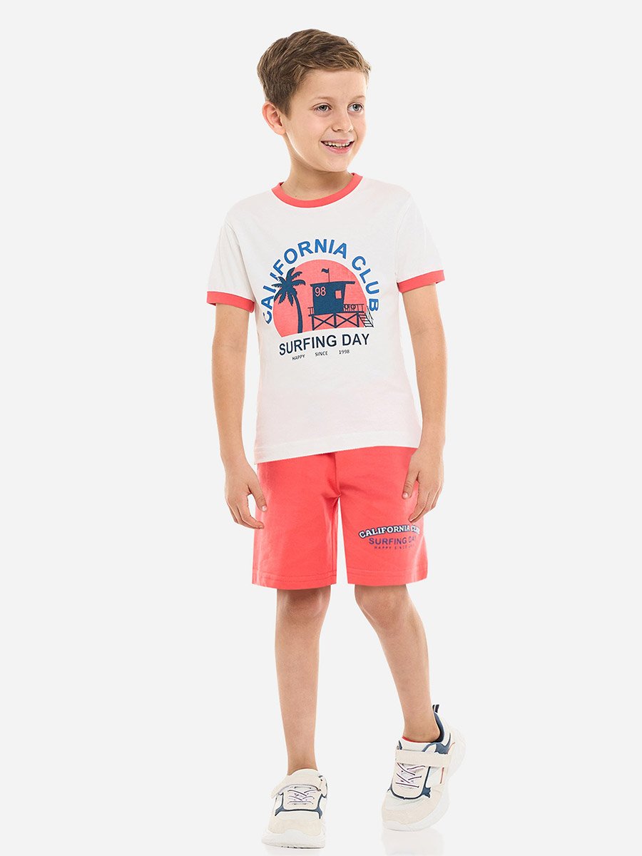 Boys California Club Graphic T-Shirt and Shorts Set