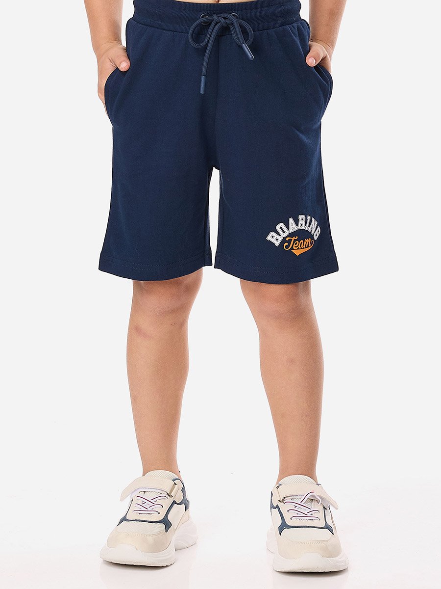 Boys Striped Graphic T-Shirt and Shorts Set