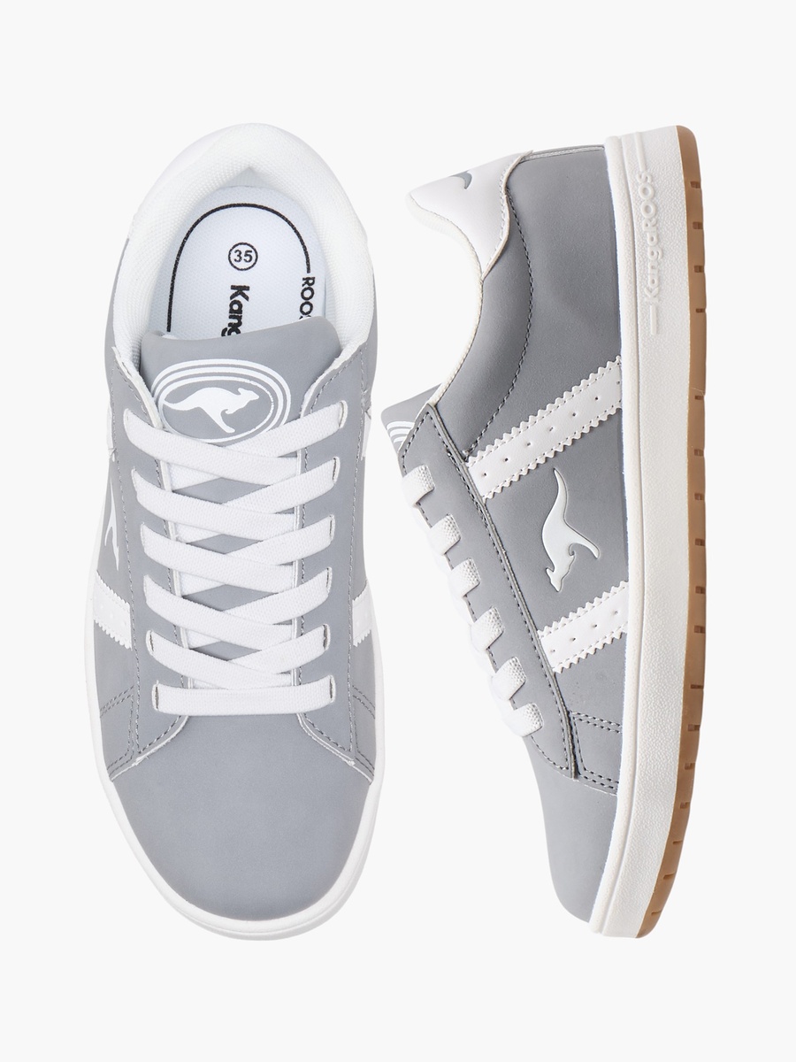 Boys Logo Detail Sneakers with Lace-Up Closure