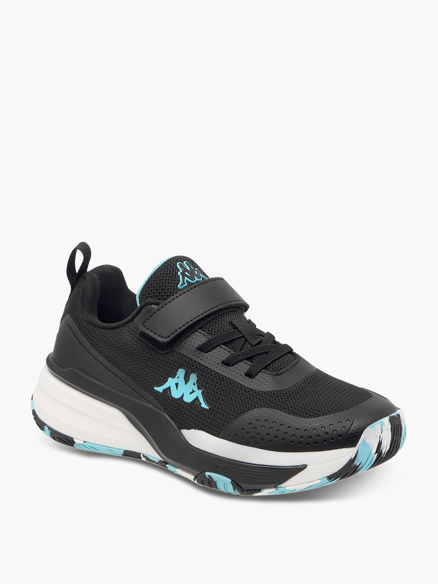 Girls Logo Print Sports Shoes with Hook and Loop Closure