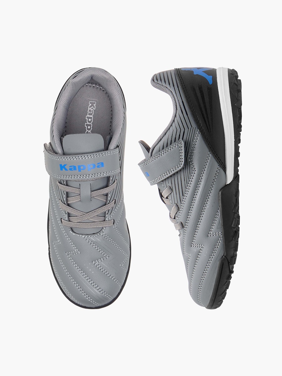 Boys Panelled Football Shoes with Hook and Loop Closure