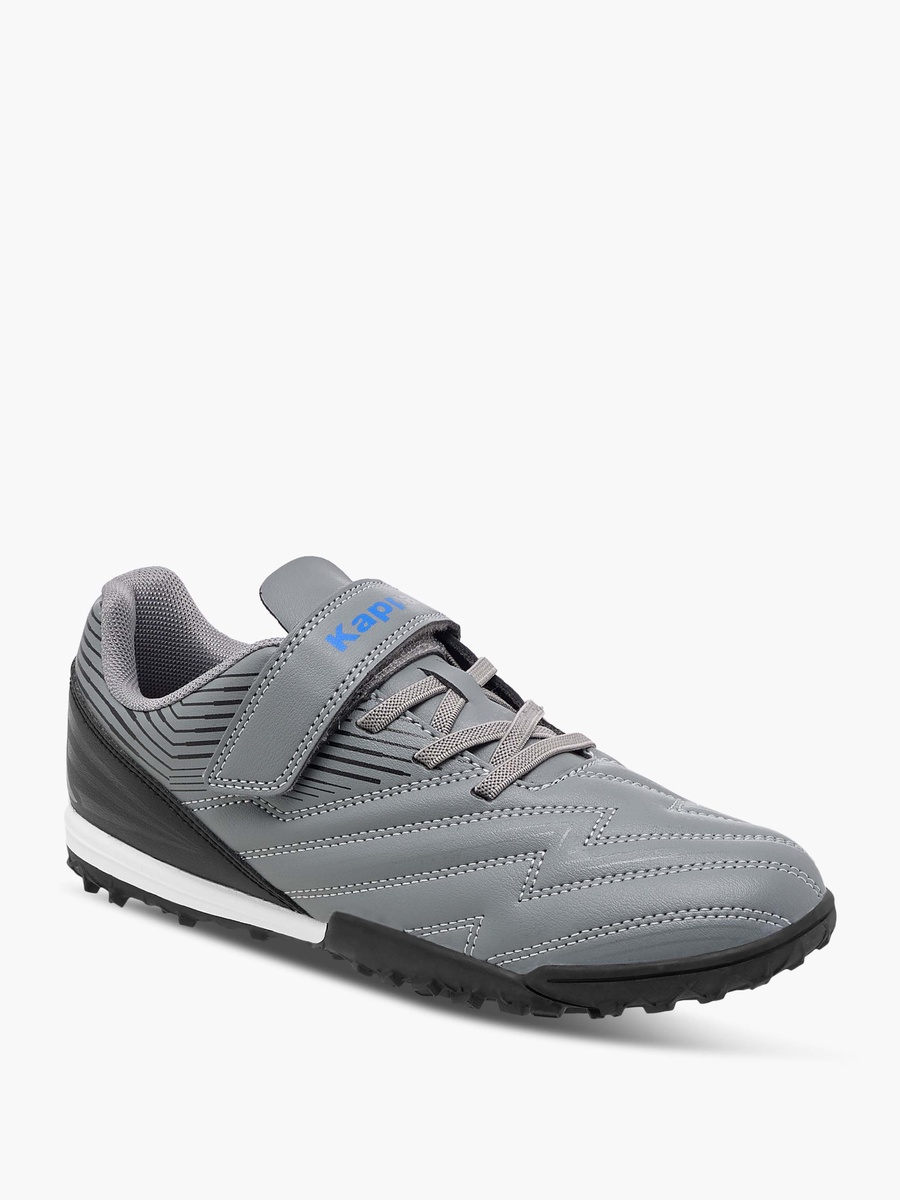 Boys Panelled Football Shoes with Hook and Loop Closure