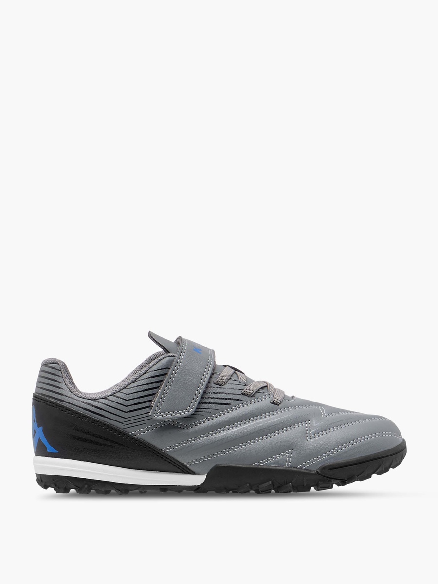 Boys Panelled Football Shoes with Hook and Loop Closure