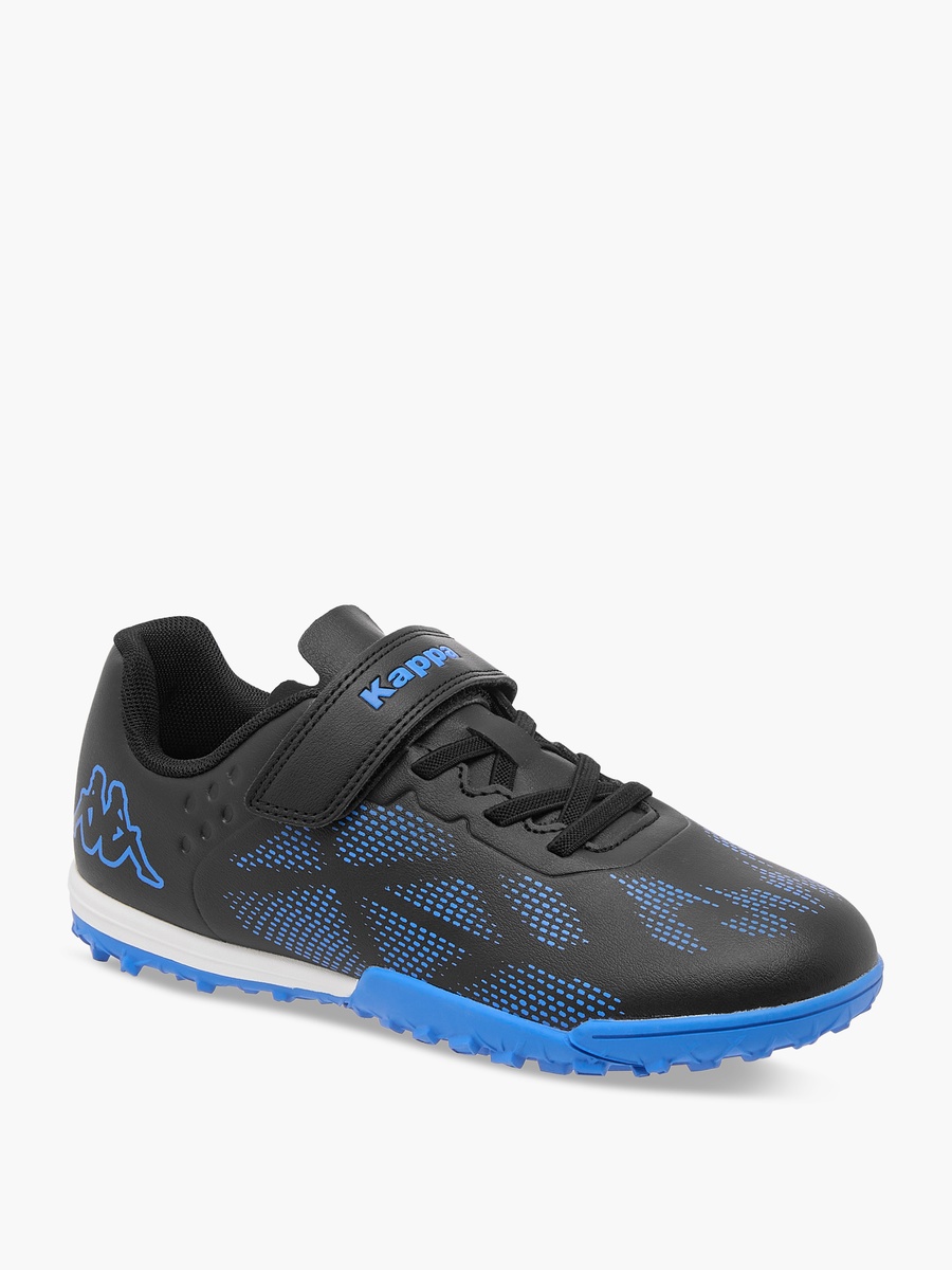 Boys Logo Print Football Shoes with Hook and Loop Closure