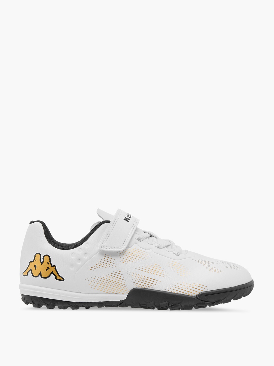Boys Logo Print Football Shoes with Hook and Loop Closure