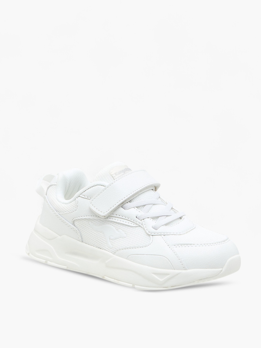 Boys Textured Sports Shoes with Hook and Loop Closure