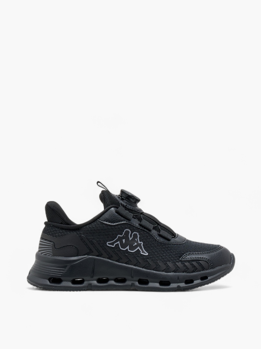 Boys Logo Print Sports Shoes with Rotating Buckle Closure