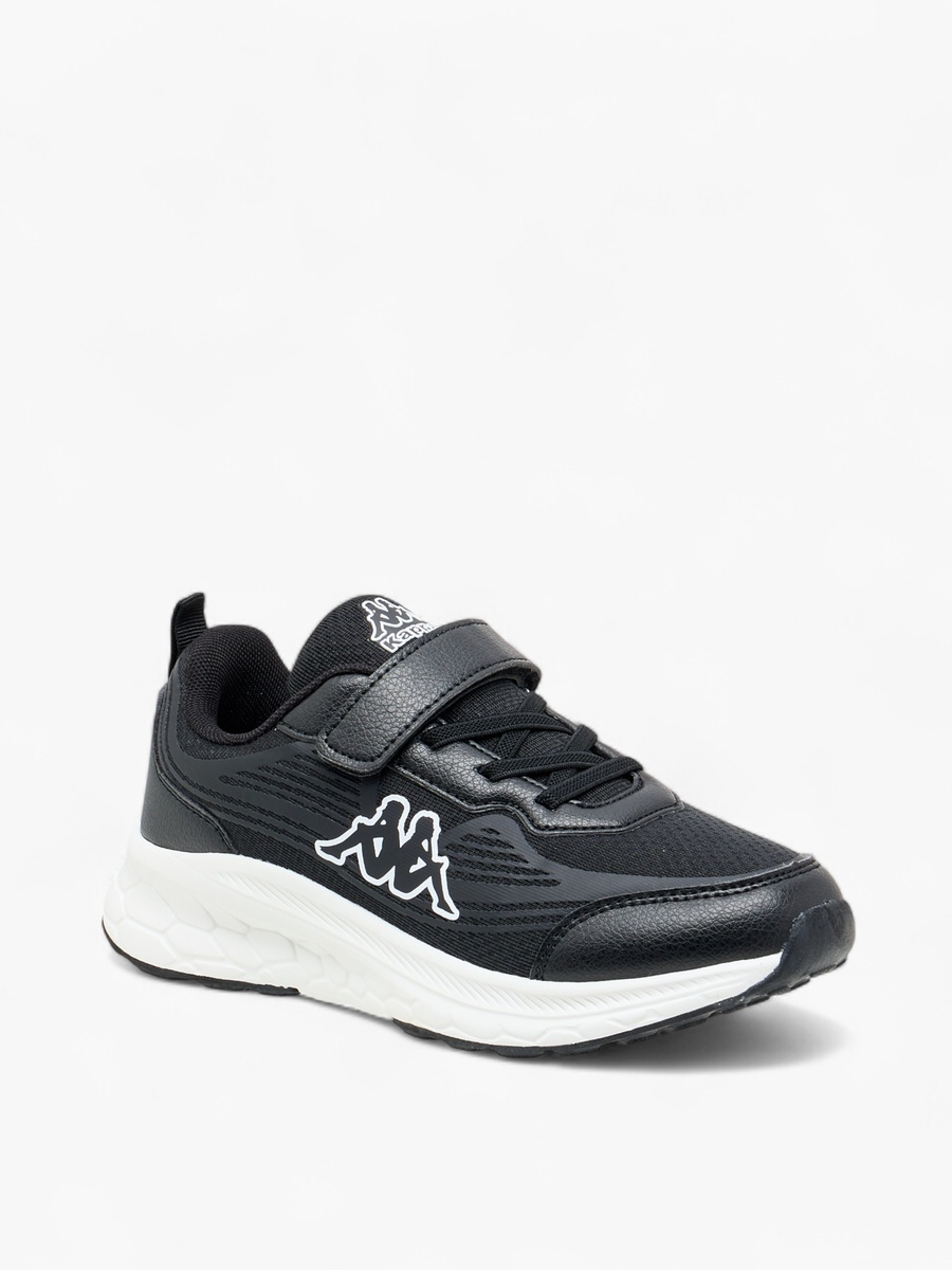 Boys Logo Print Sports Shoes with Hook and Loop Closure