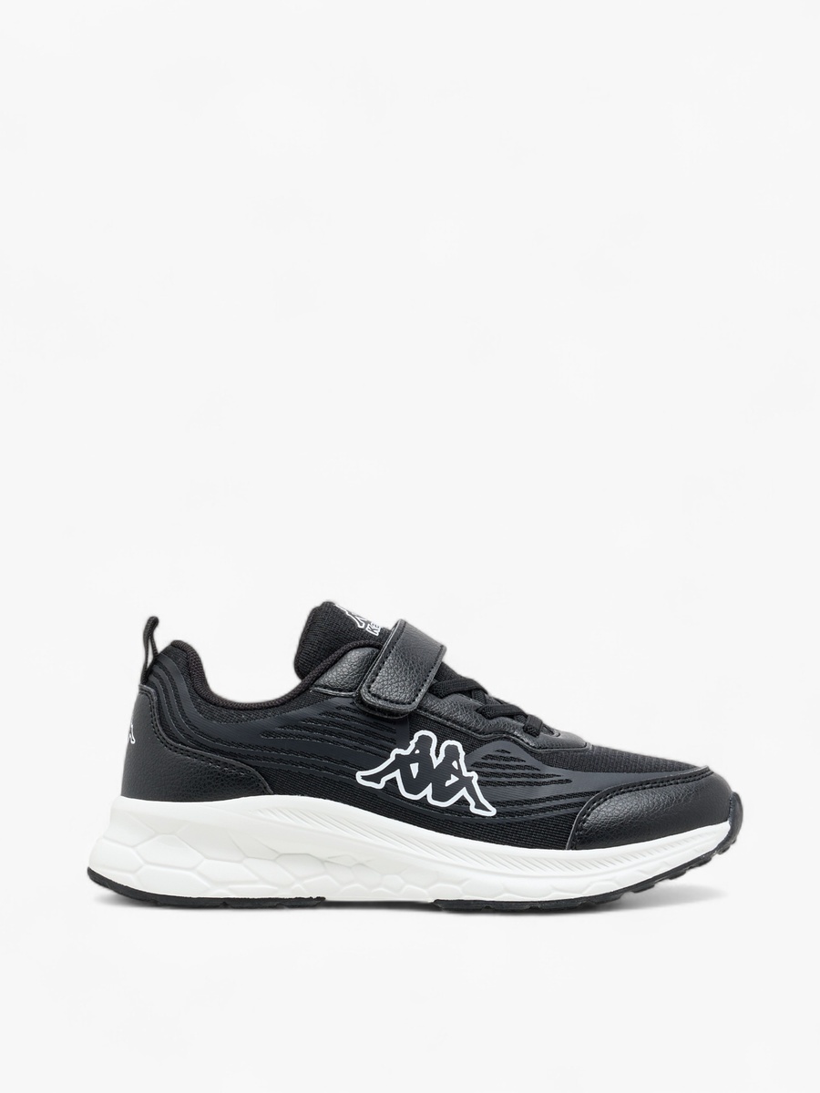 Boys Logo Print Sports Shoes with Hook and Loop Closure