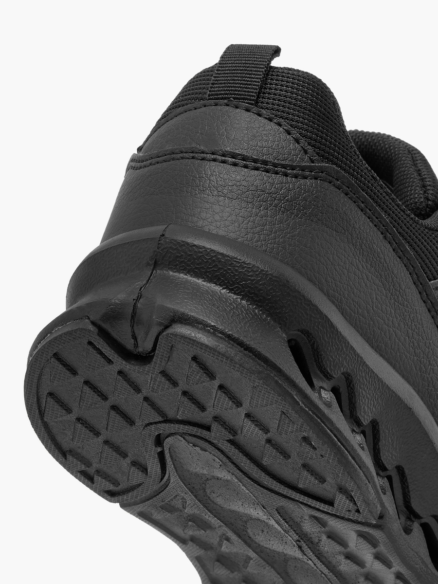 Panelled Sports Shoes with Hook and Loop Closure