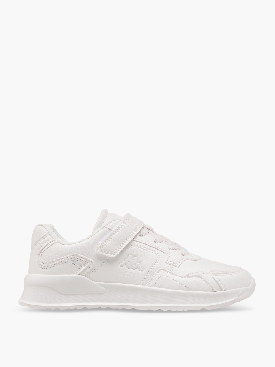 Boys Logo Detail School Shoes with Hook and Loop Closure