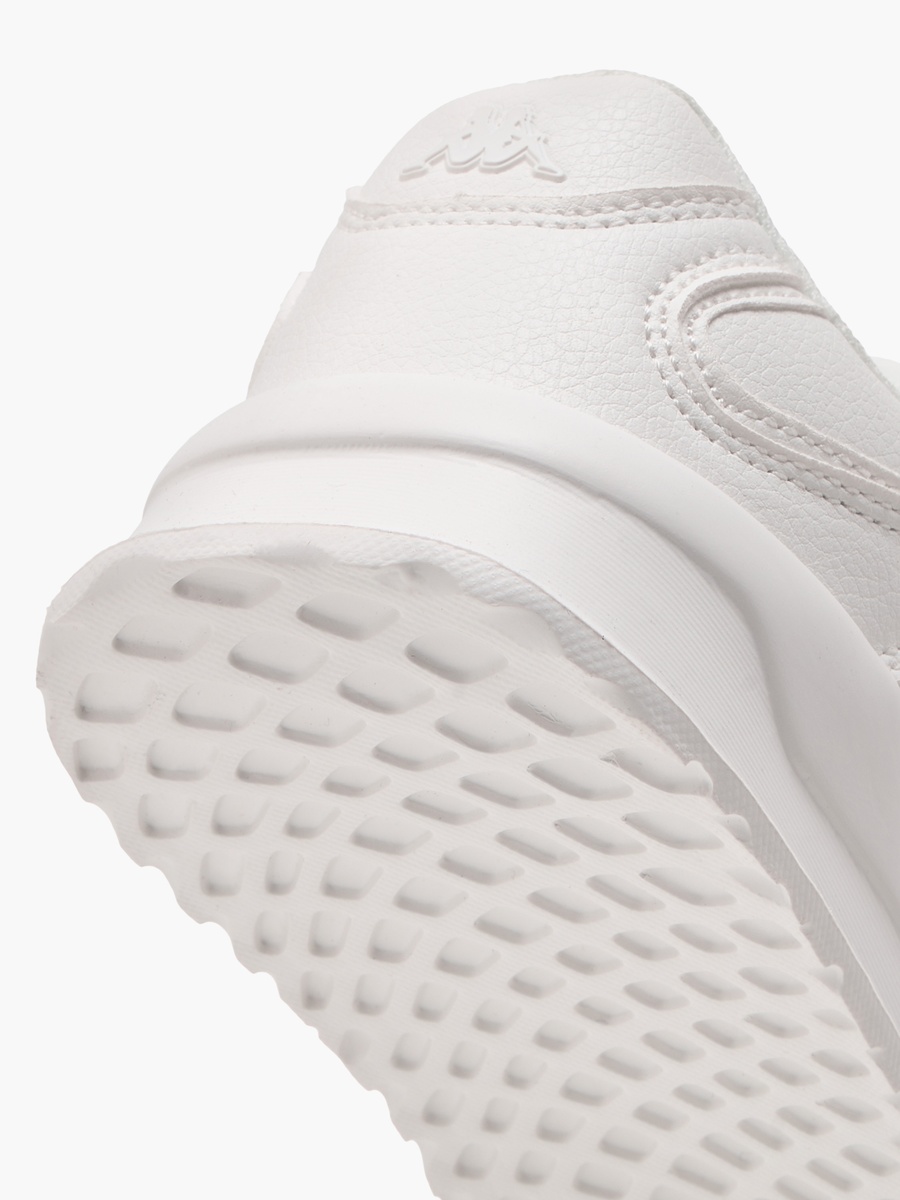 Boys Logo Detail School Shoes with Hook and Loop Closure