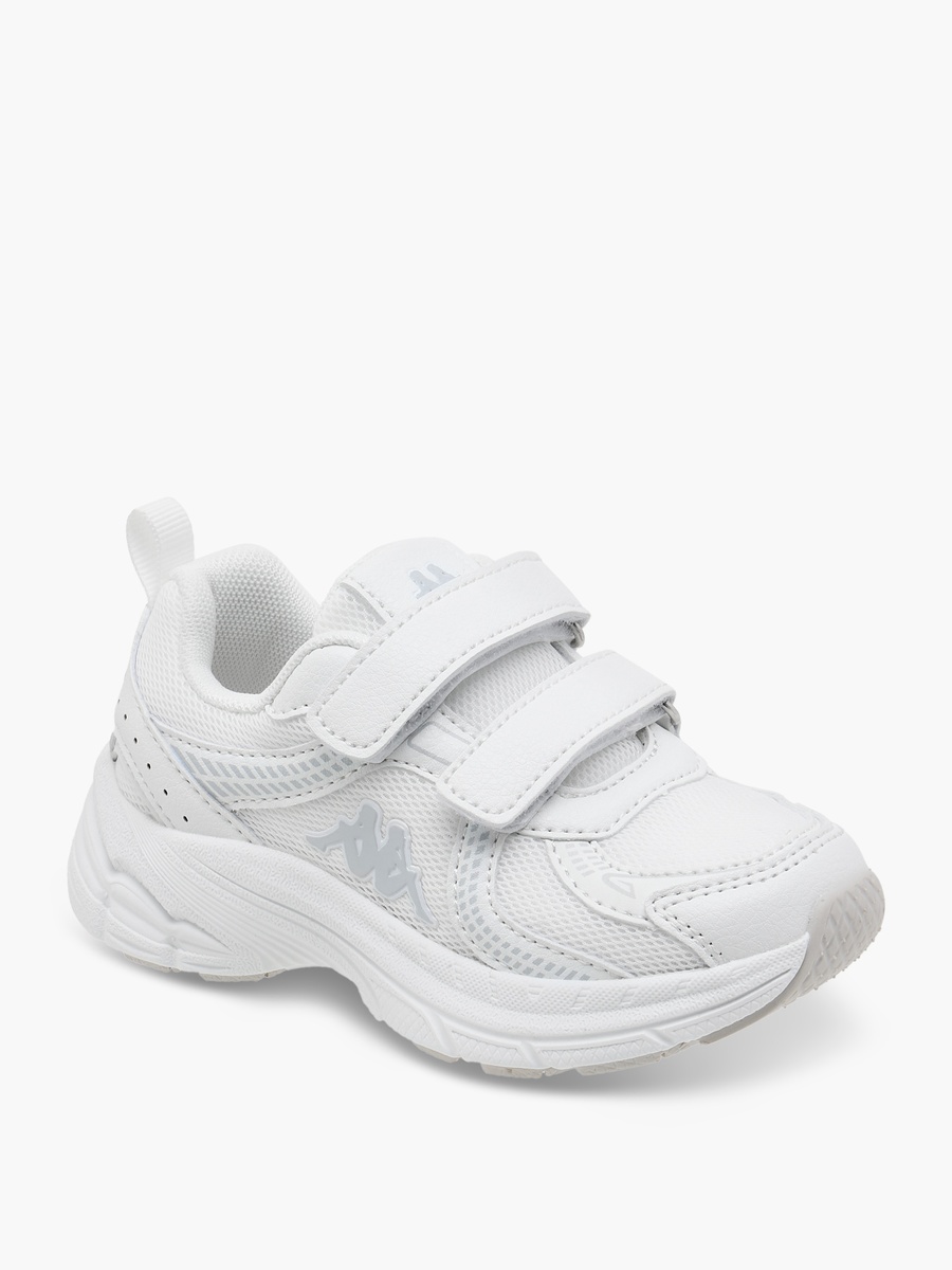 Boys Logo Detail School Shoes with Hook and Loop Closure