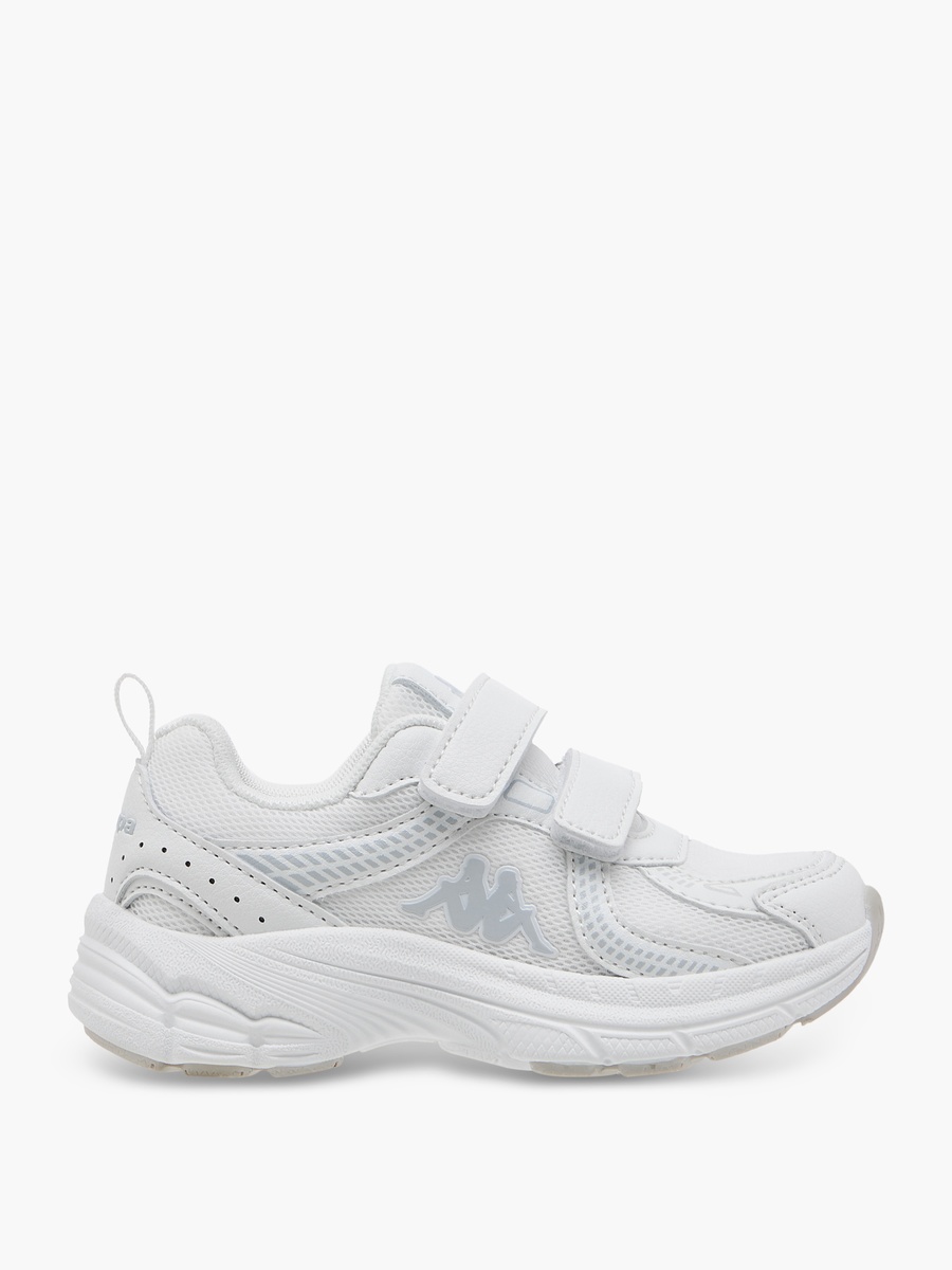 Boys Logo Detail School Shoes with Hook and Loop Closure