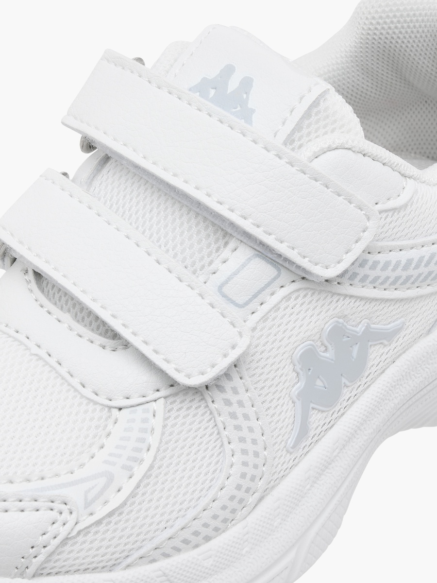 Boys Logo Detail School Shoes with Hook and Loop Closure