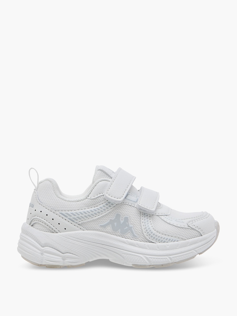 Kids Logo Detail School Shoes with Hook and Loop Closure