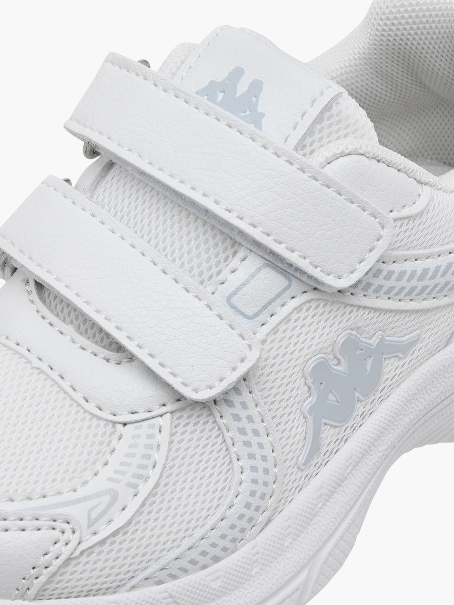 Kids Logo Detail School Shoes with Hook and Loop Closure