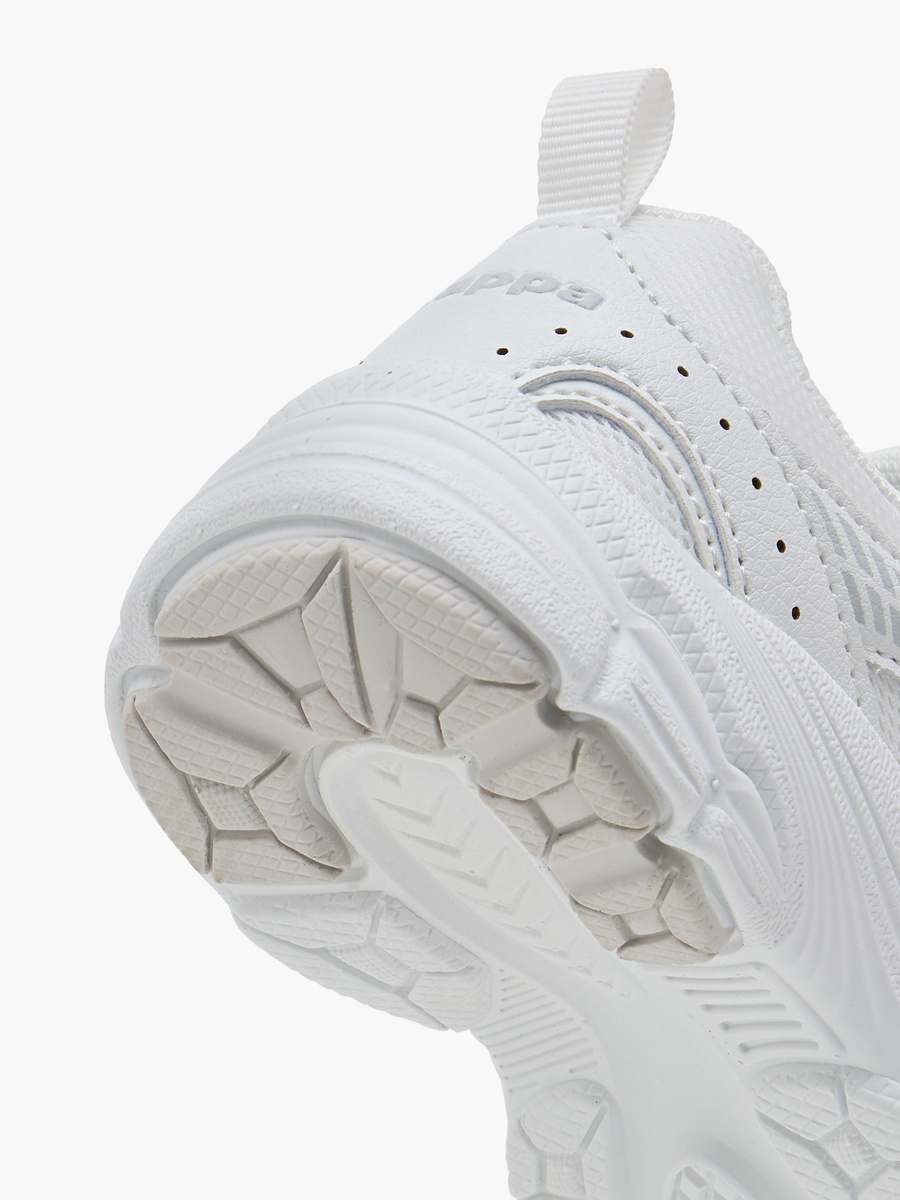 Kids Logo Detail School Shoes with Hook and Loop Closure