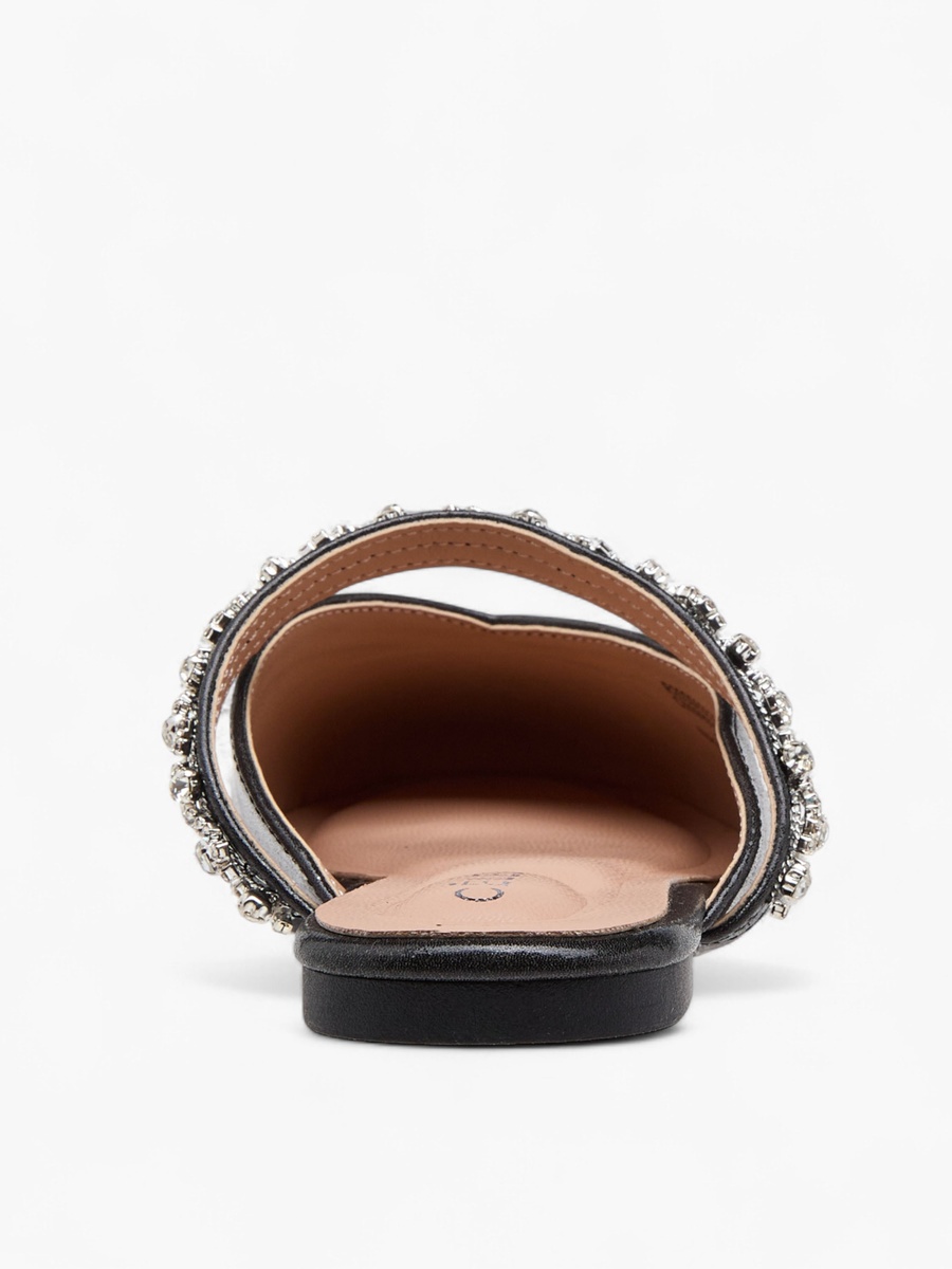 Girls Embellished Slip-On Mules
