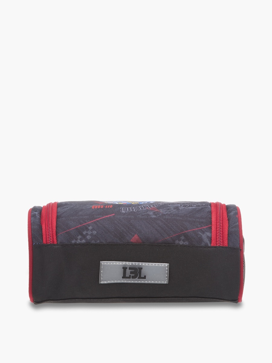 Graphic Print Pencil Pouch with Zip Closure