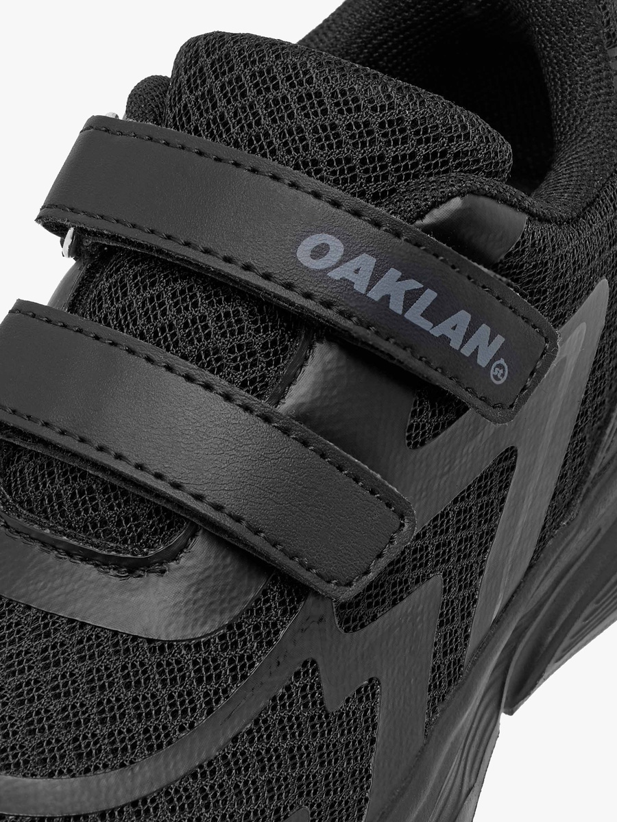 Panelled Sports Shoes with Hook and Loop Closure