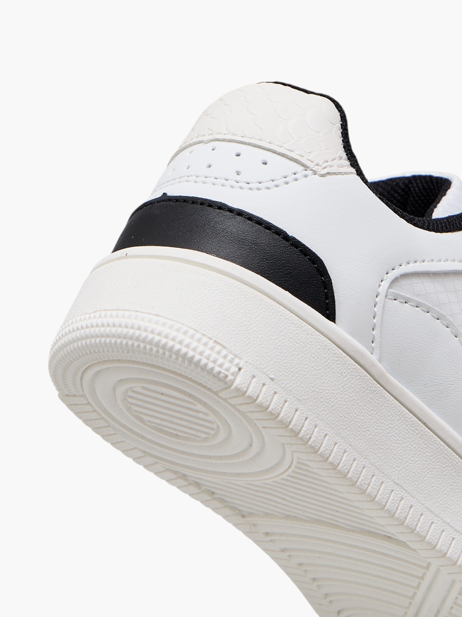 Textured Sneakers with Hook and Loop Closure