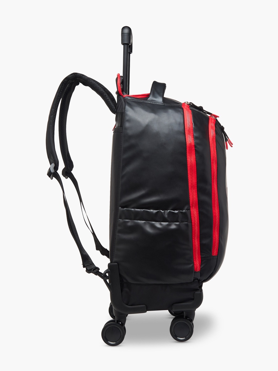 Eagle Print Trolley Backpack with Retractable Handle - 20 inches