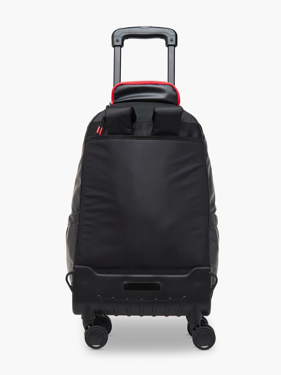 Eagle Print Trolley Backpack with Retractable Handle - 20 inches