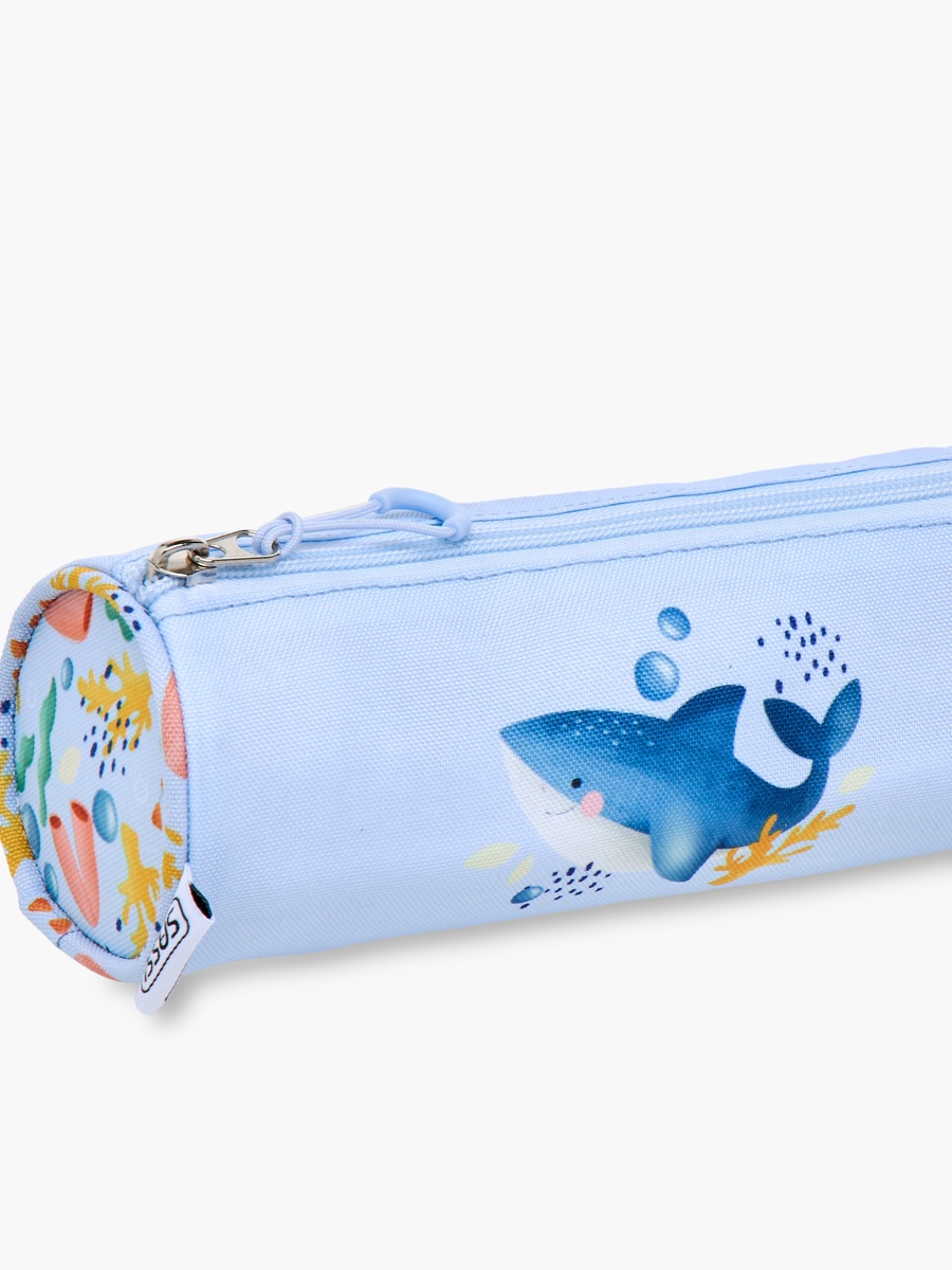Underwater Print Pencil Pouch with Zip Closure