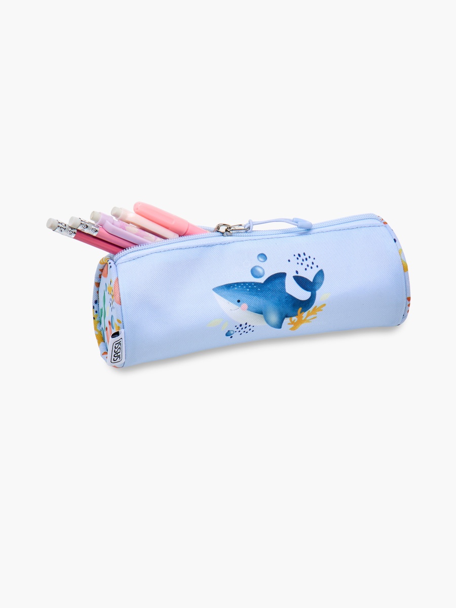 Underwater Print Pencil Pouch with Zip Closure