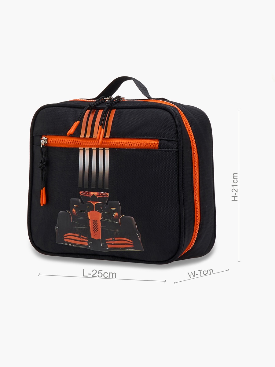 Cars Print Lunch Bag with Zip Closure