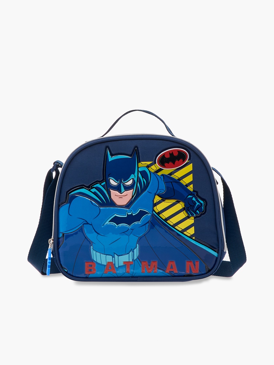 Batman Print Lunch Bag with Zip Closure