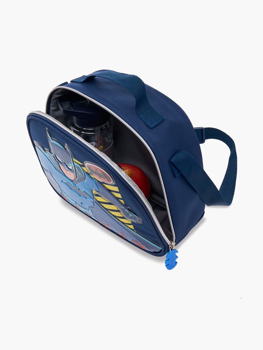 Batman Print Lunch Bag with Zip Closure