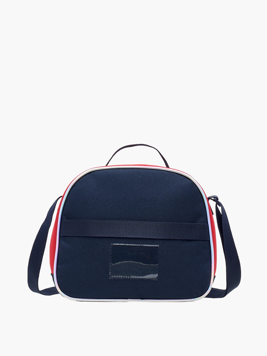 Superman Print Lunch Bag with Zip Closure