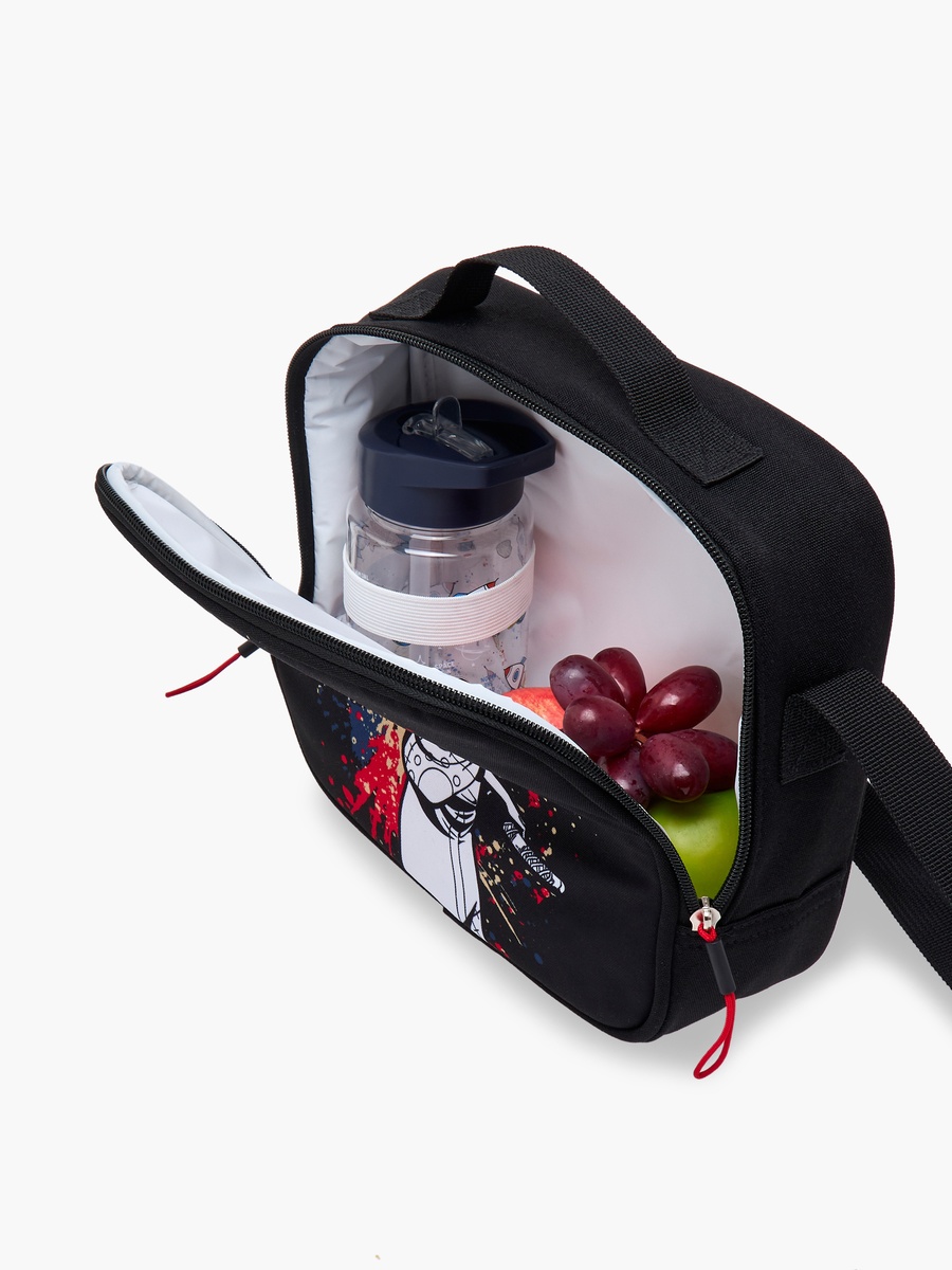 One Piece Print Lunch Bag with Zip Closure