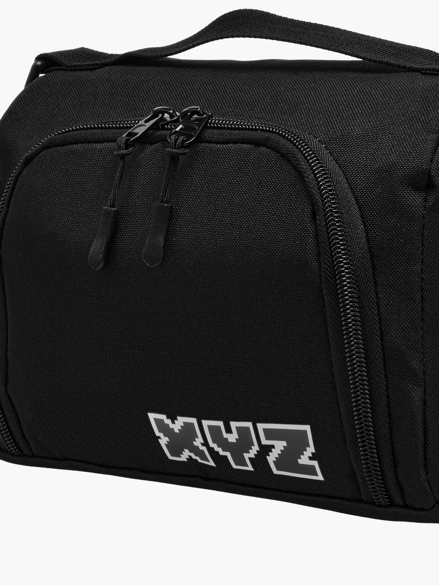 Logo Print Lunch Bag with Zip Closure