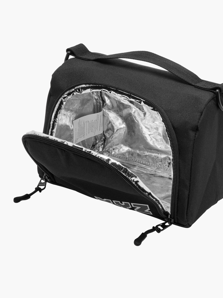 Logo Print Lunch Bag with Zip Closure