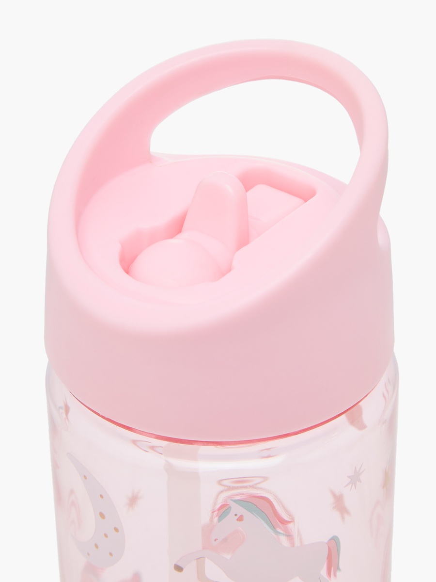 Unicorn Print Water Bottle - 430 ml