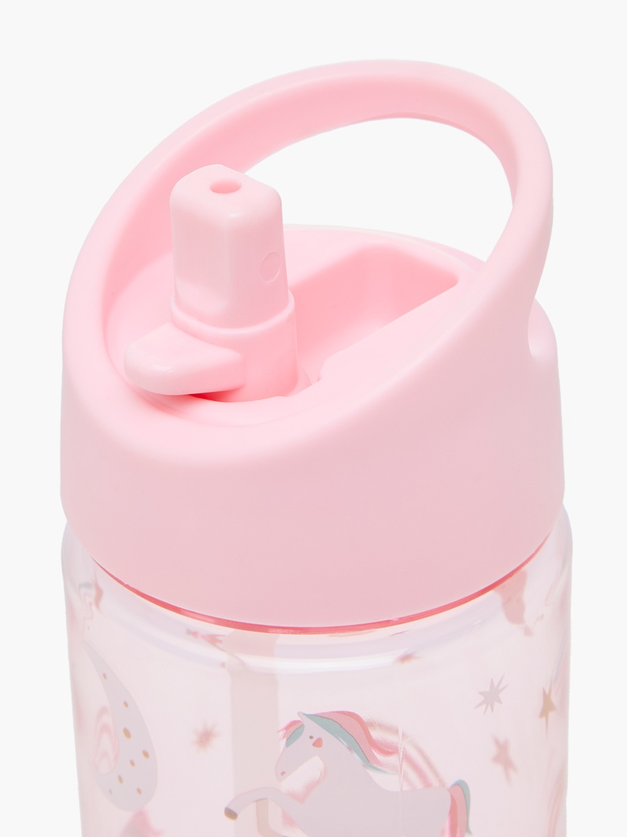 Unicorn Print Water Bottle - 430 ml