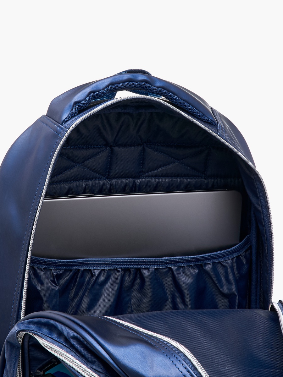 Batman Print Backpack with Adjustable Straps and Zip Closure - 16 inches