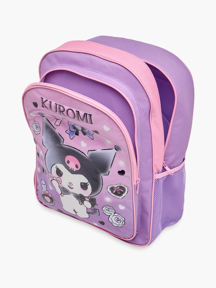 Hello Kitty Kuromi Print 5-Piece Backpack Set - 16 inches