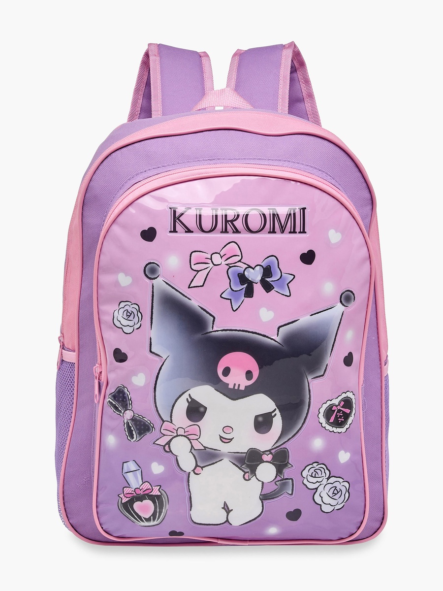 Hello Kitty Kuromi Print 5-Piece Backpack Set - 16 inches