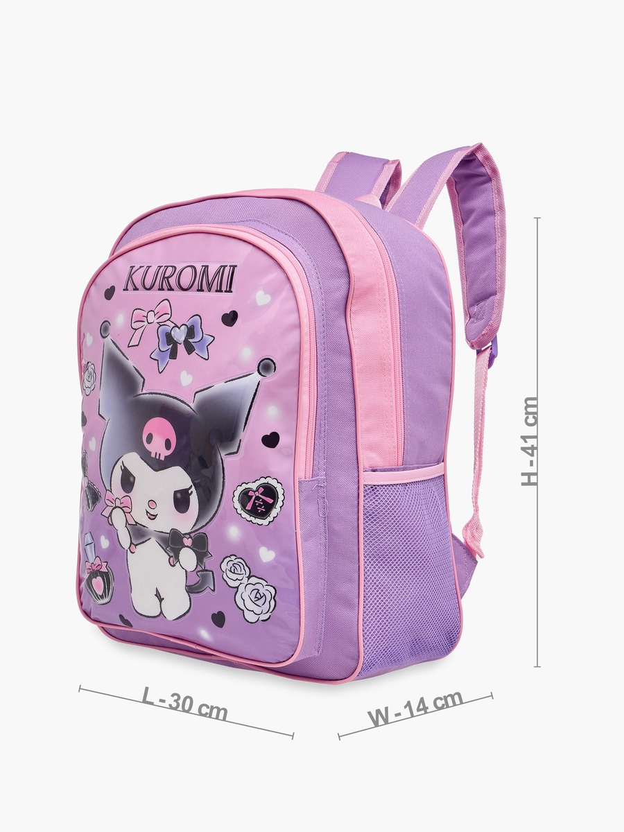 Hello Kitty Kuromi Print 5-Piece Backpack Set - 16 inches