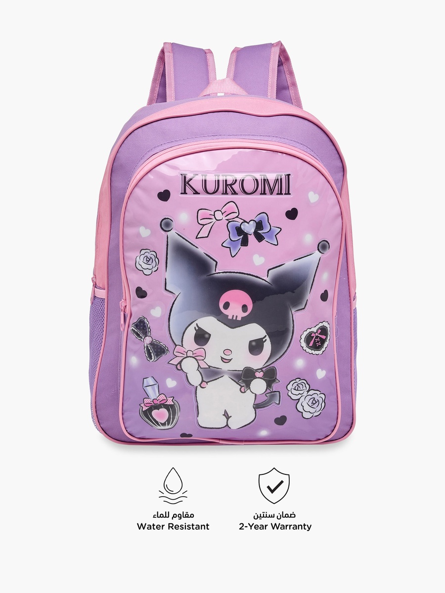 Hello Kitty Kuromi Print 5-Piece Backpack Set - 16 inches
