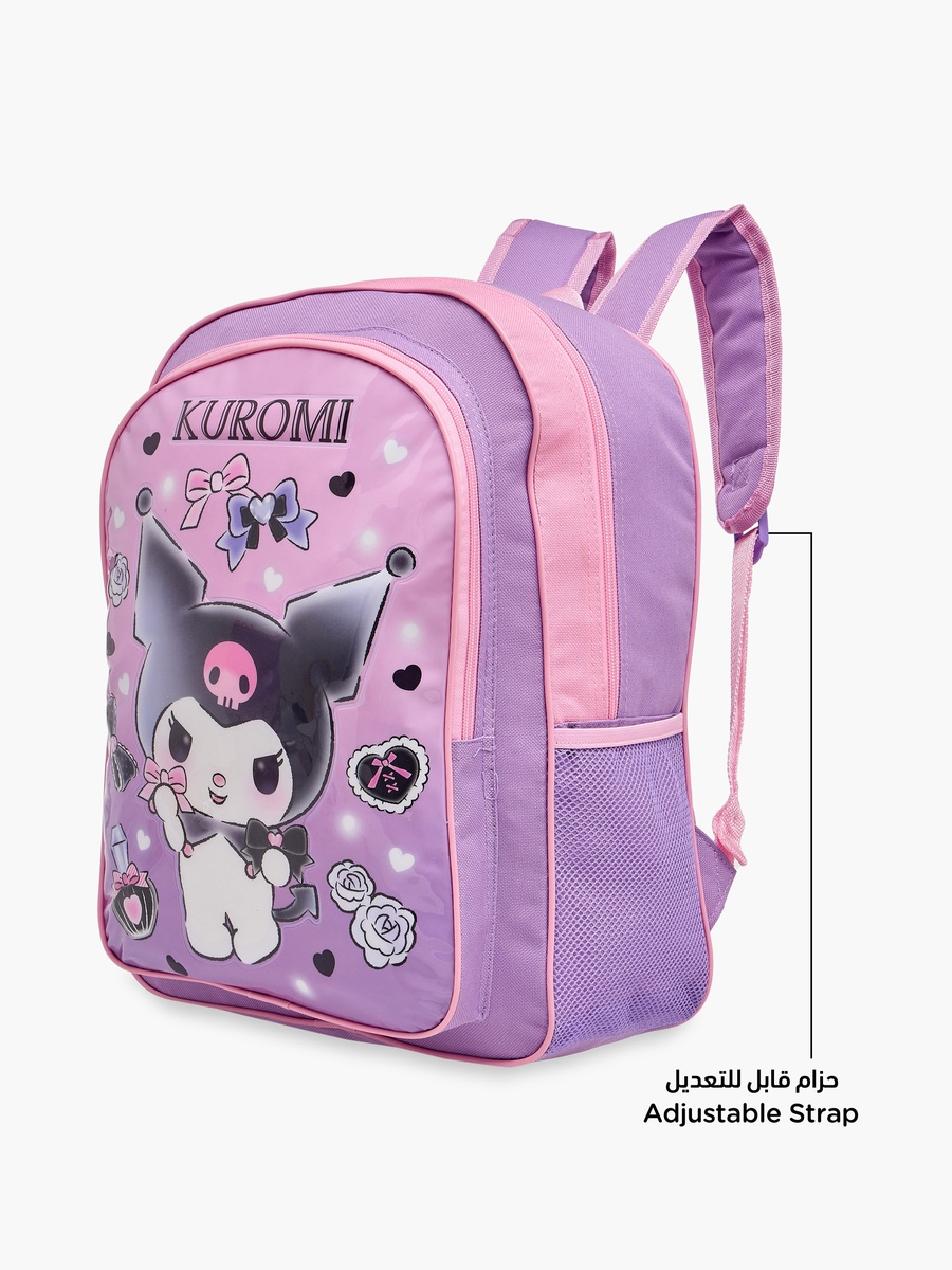 Hello Kitty Kuromi Print 5-Piece Backpack Set - 16 inches