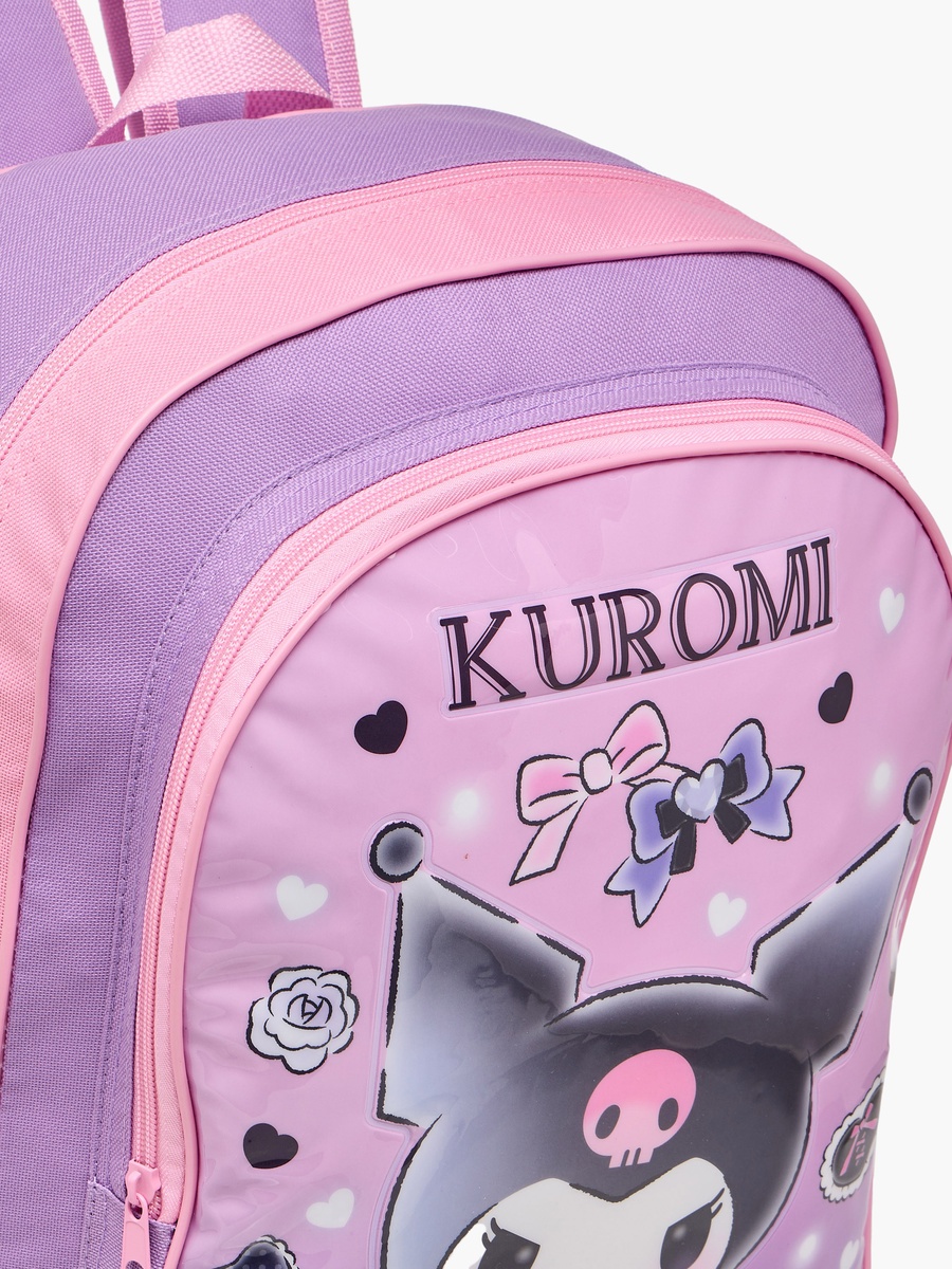 Hello Kitty Kuromi Print 5-Piece Backpack Set - 16 inches