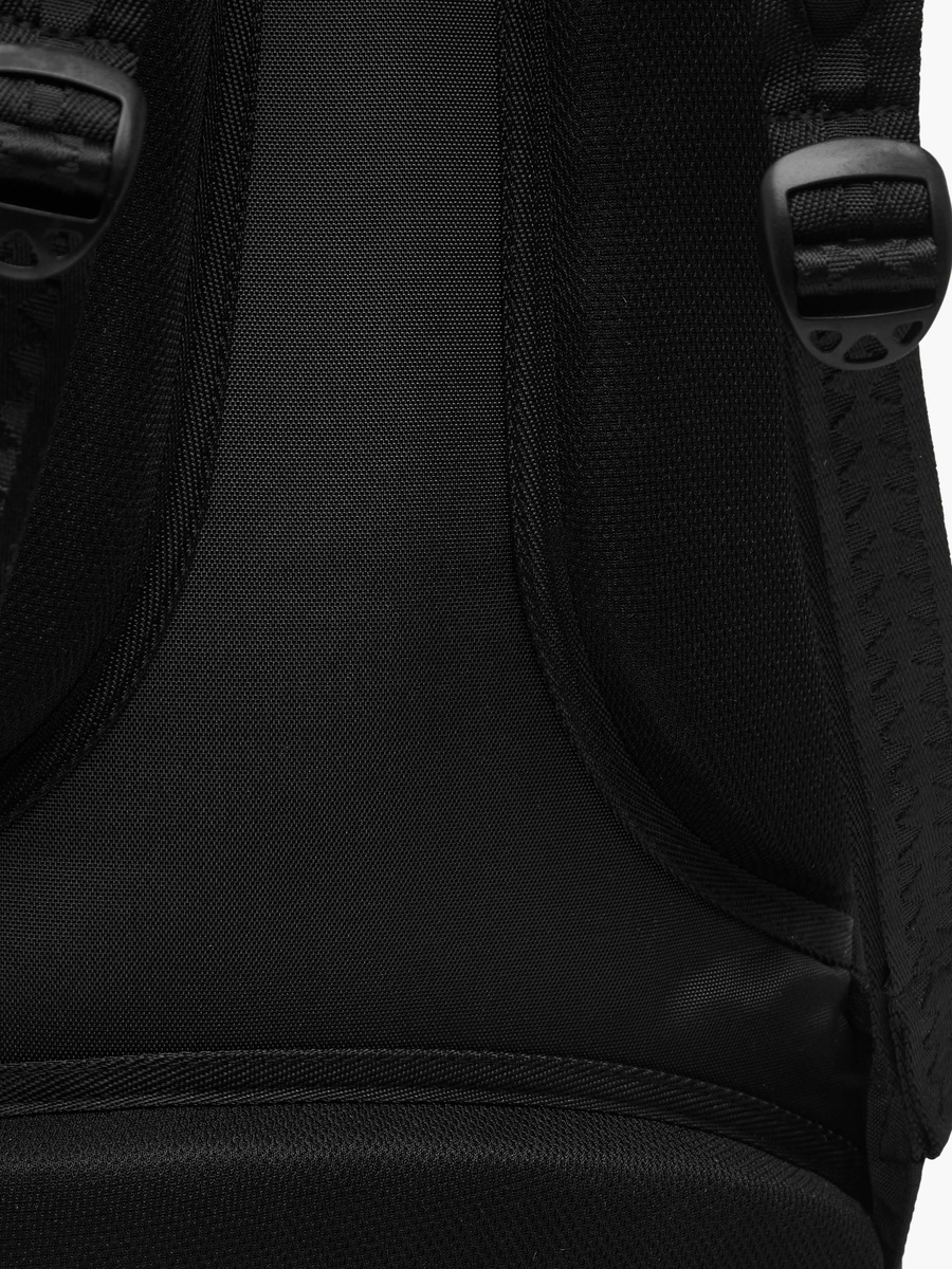 Solid Backpack with Adjustable Straps and Zip Closure - 18 inches