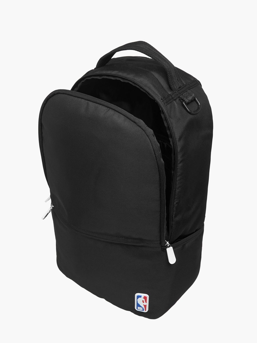 Solid Backpack with Adjustable Straps and Zip Closure - 18 inches