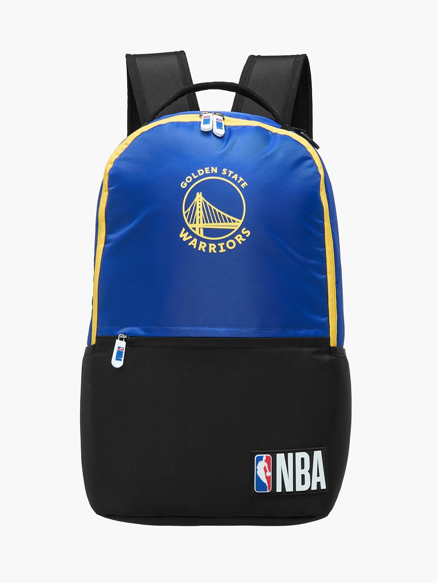 The Golden State Warriors Logo Detail Backpack with Zip Closure - 18 inches